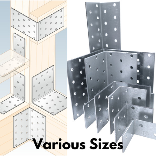 Metal corner brackets - brackets, steel
