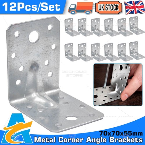 24x galvanised metal corner - 24x,