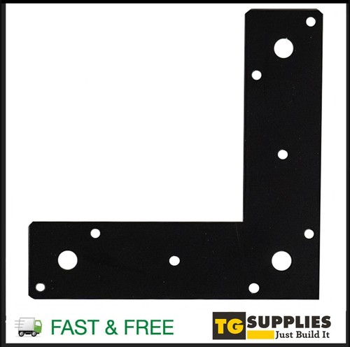 Heavy duty black flat - duty, corner
