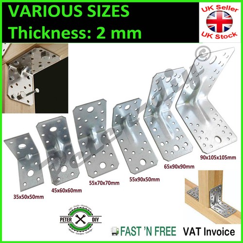Angle bracket 2mm thick - 2mm, heavy